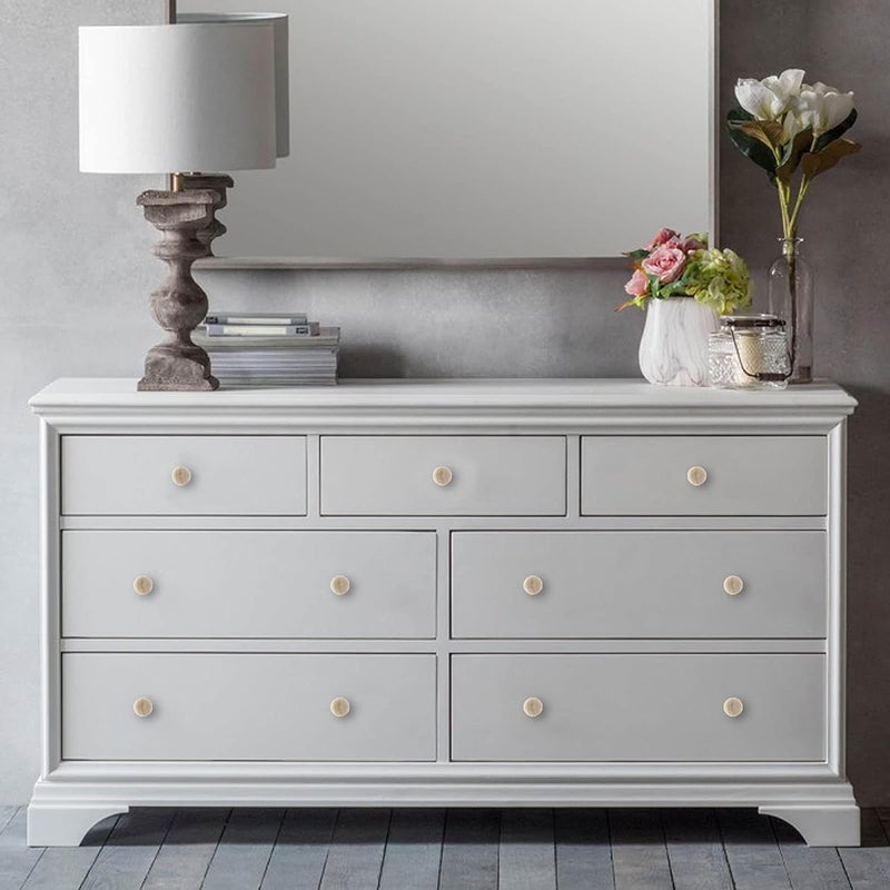 Silverline Round Wood Drawer Knob 1-1/2", Unfinished Cabinet Pulls Handles Hardware for Drawer Wardrobe Dresser, 20 Pack - Image 5